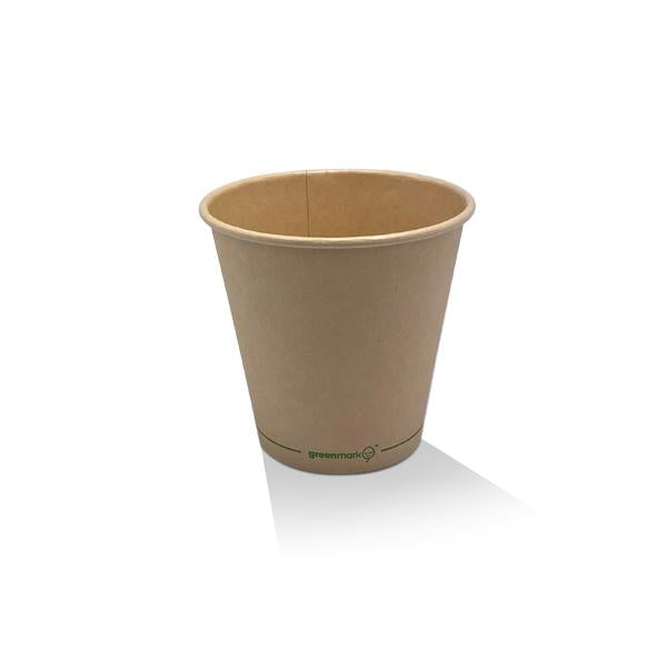 *8oz Aqueous Coated Bamboo SW Cup/One -lid -Fits -All 1000pc/ctn