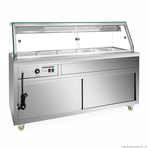 Thermaster Wet and Dry Bain Marie Display 5x1/1 GN Pans - PG180FE-XG