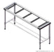 1500-5-WB-S S/S Legs with Double Centre Brace - 500mm Deep