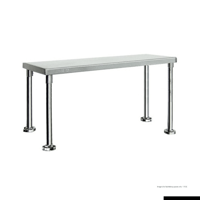Single Tier 400mm Deep Workbench Overshelf 450mm High WBO1-1800-400