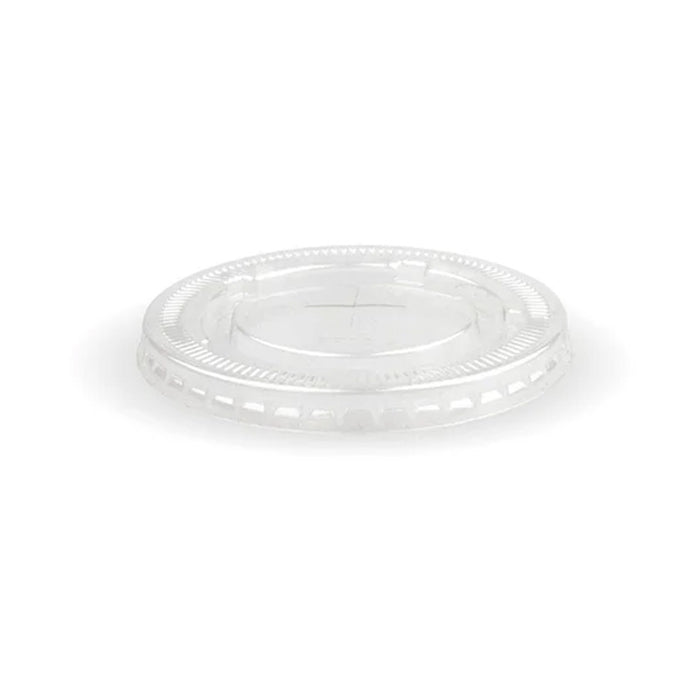 390-650ml - 12-22oz 90mm Clear PET Clear Flat Lid For Paper Cold Cups Ctn 1000pcs