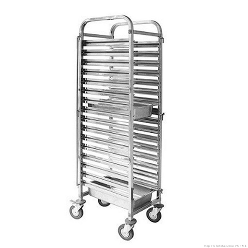 Modular System Baking tray trolley with 16 trays - 404091