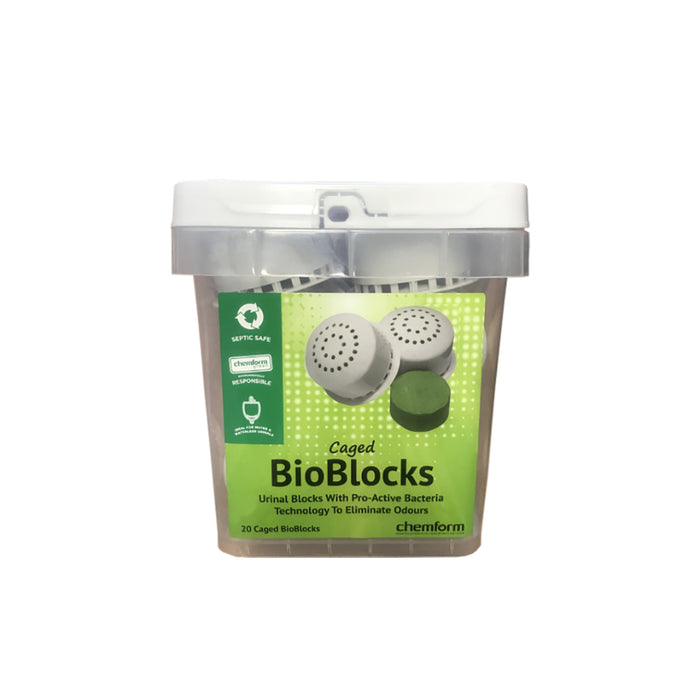 Bio Blocks For Urinals 20 Cages per Pail