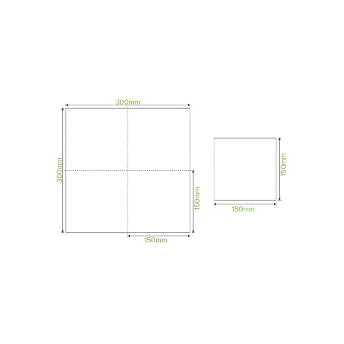 2 Ply 1-4 Fold White Lunch BioNapkin Ctn 2000pcs
