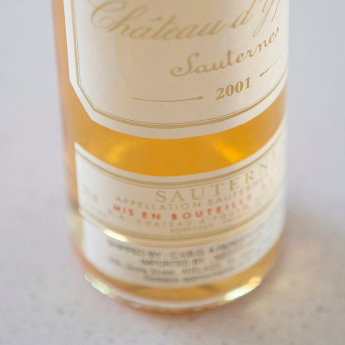 Château D'Yquem 2001 Half Bottle