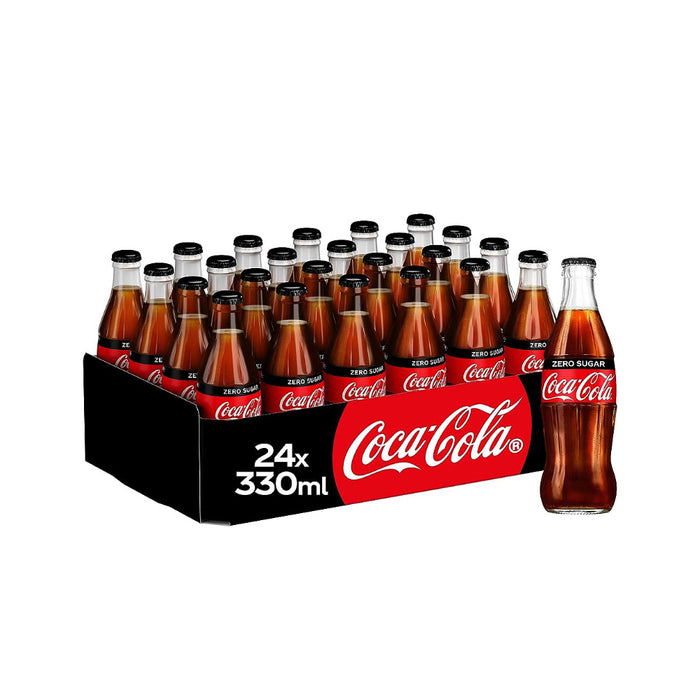 COCA-COLA ZERO SUGAR 330 NRB | 24 Glass Bottles