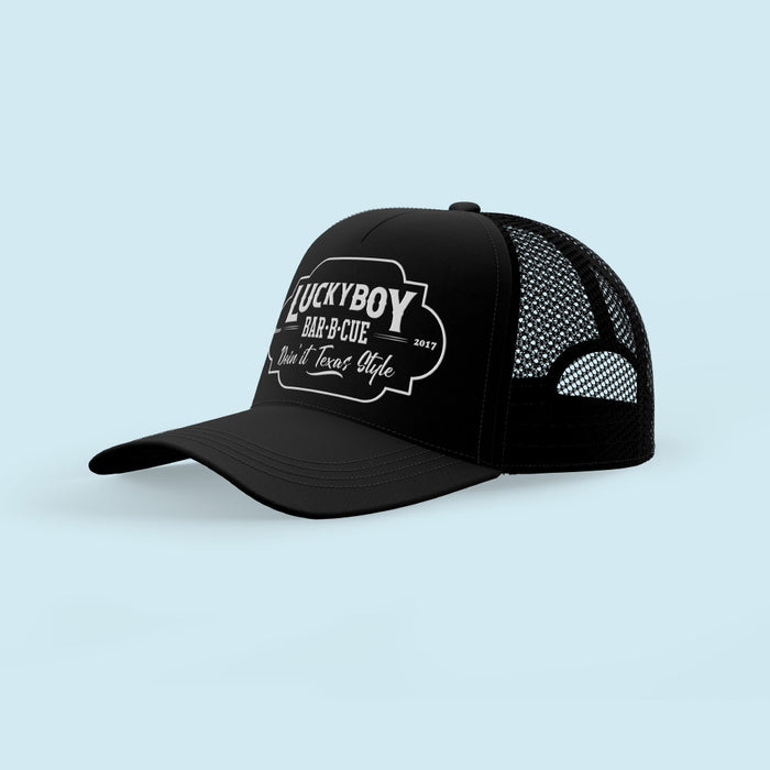 Lucky Boy Bar-B-Cue Truckers Cap (Limited Edition)