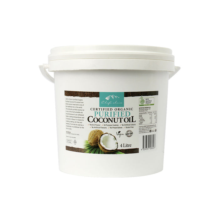 PGF Coconut Oil Organic Purified 4lt