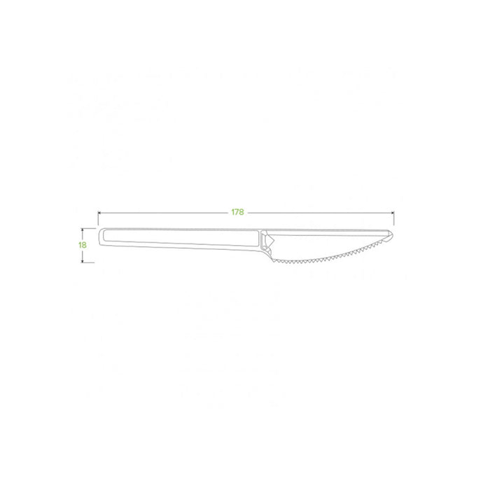 17.5cm - 7" PSM Knife Ctn 1000pcs