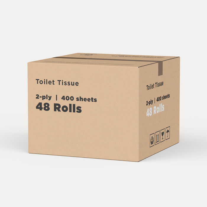 Toilet Tissue - 2ply 400 sheets Ctn 48 rolls