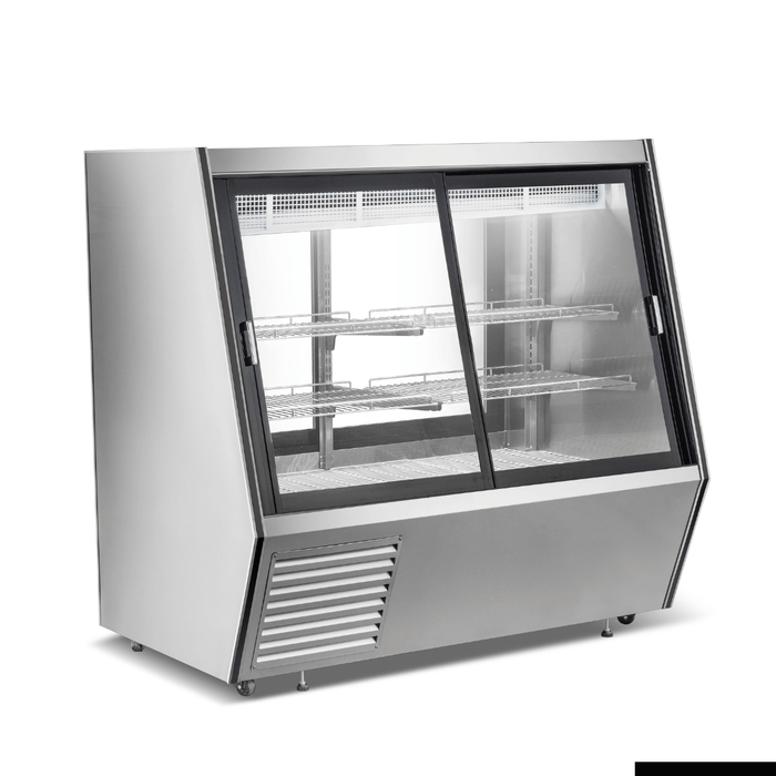 Bonvue Dual-Access Refrigerated Deli, Meat and Seafood Display Case - AMS-15DD