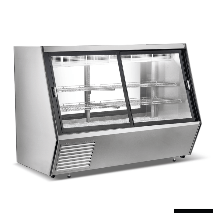 Bonvue Dual-Access Refrigerated Deli, Meat and Seafood Display Case - AMS-21DD