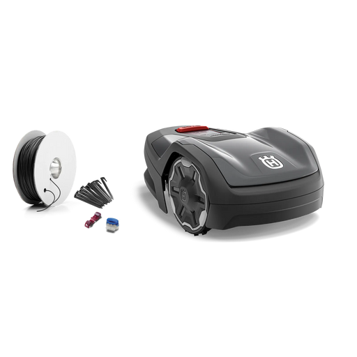 Husqvarna Automower® Aspire™ R4 with small boundary wire installation kit