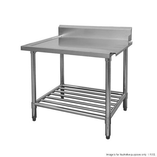 WBBD7-0900R/A  All Stainless Steel Dishwasher Bench Right Outlet