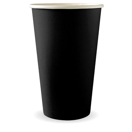 510ml - 16oz (90mm) Black Single Wall BioCup Ctn 1000pcs