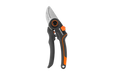 Front view of a Gardena pruning shear with ergonomic handle.