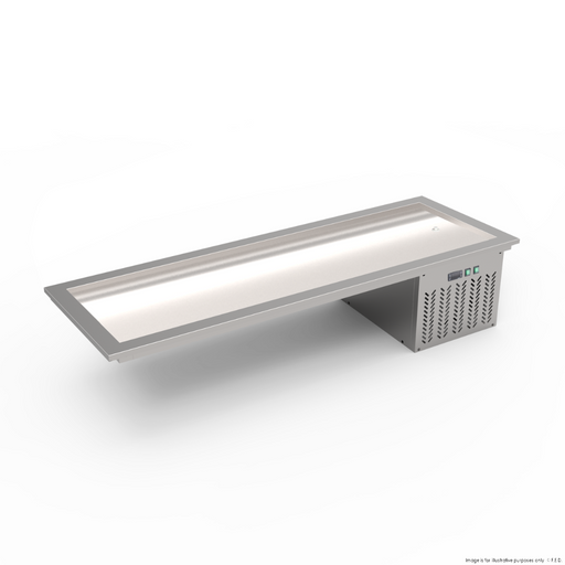 Thermaster 5×GN 1/1 Capacity Static Cold Bain Marie Trays - GN5-FA