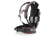 Front view of a Husqvarna harness with adjustable straps and padded support.