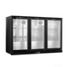 Thermaster Under Bench three Heated Glass Doors Bar Fridge/Cooler with heater switch - LG-330TD