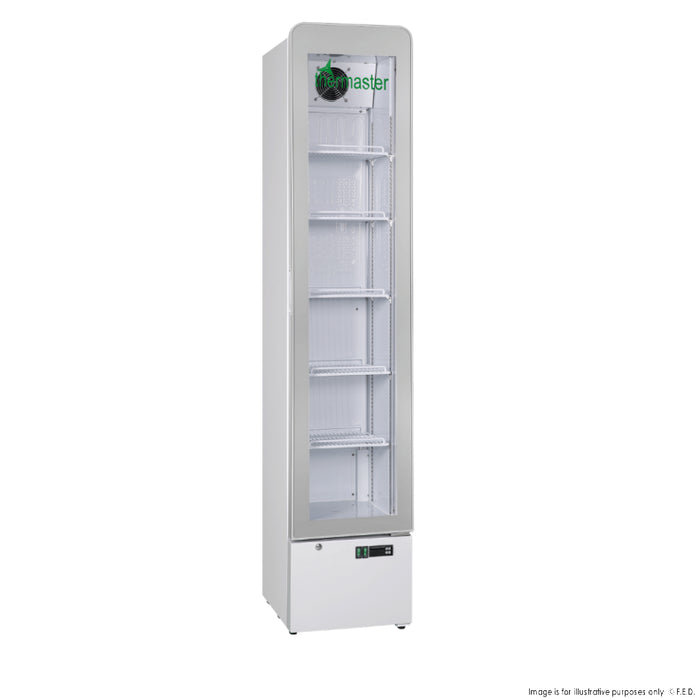Thermaster SlimFit Upright Glass Door Beverage Fridge - LG166FA