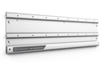 Side view of a Husqvarna C80 charging rail with multiple mounting holes.