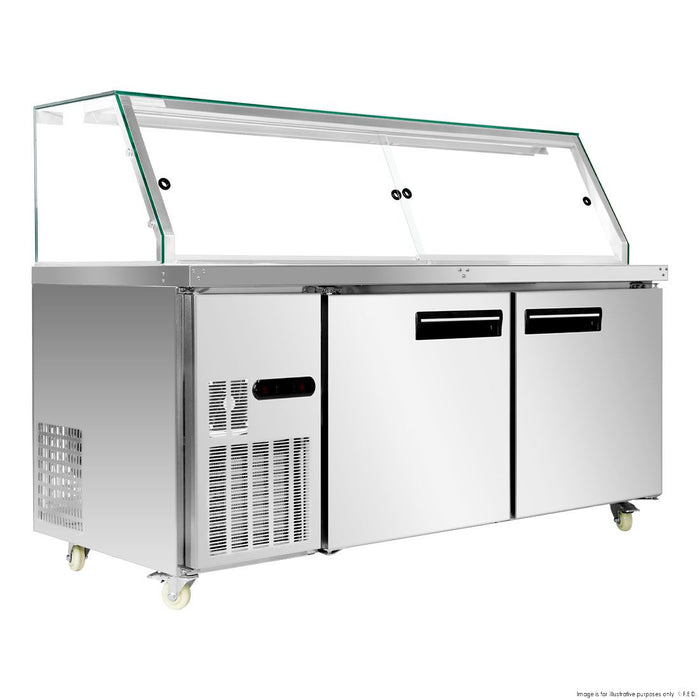 Thermaster Cold Salad & Noodle Bar 5x1/1 GN Pans - PG180FA-XG