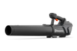 Side view of a Husqvarna battery-powered leaf blower.