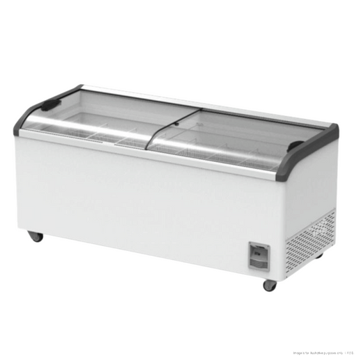 Thermaster Heavy Duty Supermarket Glass Sliding Lid Freezers 446L - SD-666K