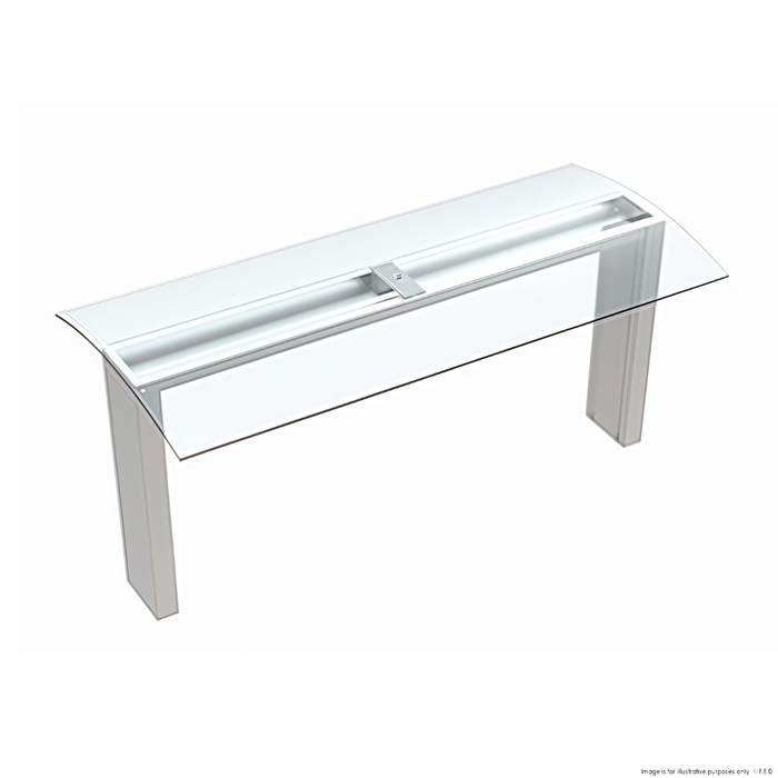 Thermaster Top Glass Sneeze Guard With LED Lighting - TGL-3G
