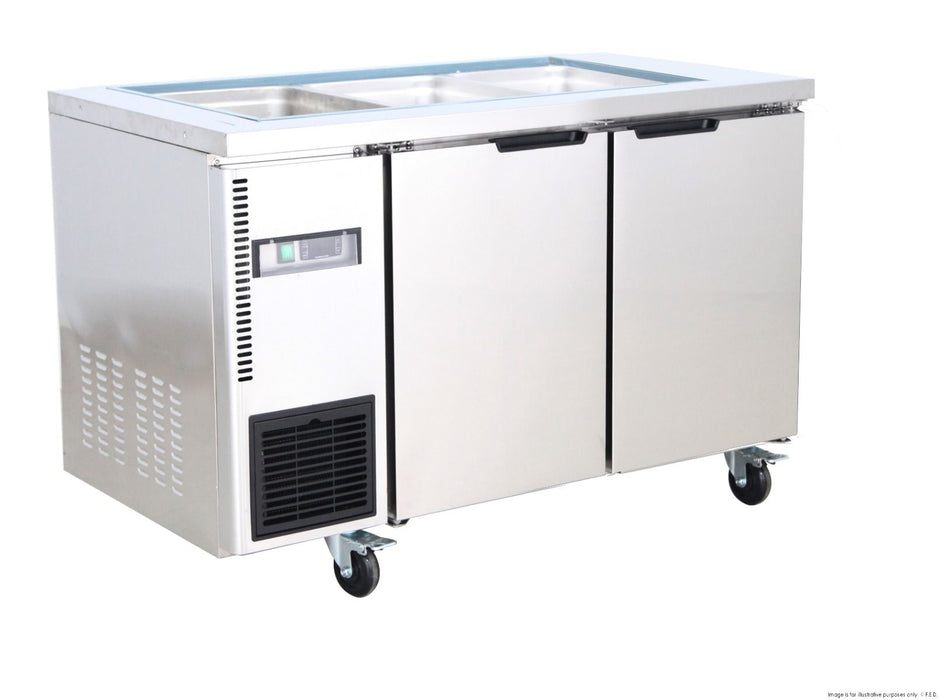 Thermaster 9x1/3 GN pan Ventilated Refrigerated Saladette - TL1200TN-9P 