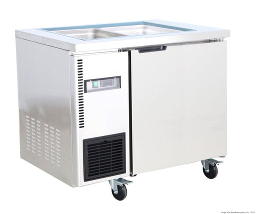 Thermaster 6x1/3 GN pan Ventilated Refrigerated Saladette - TL900TN-6P 