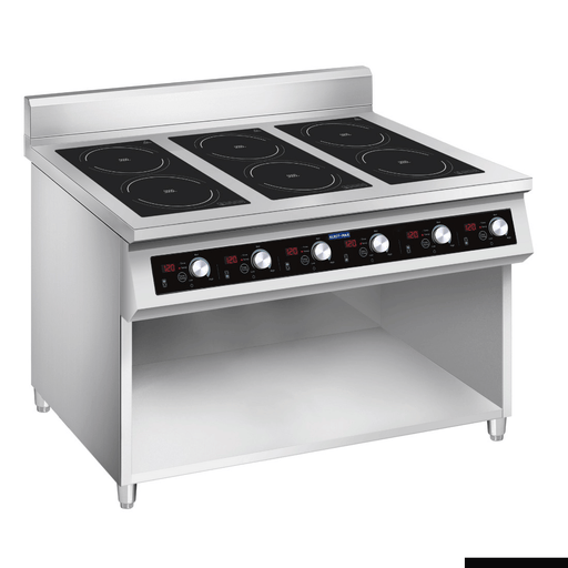 ElectMax 900 Series Induction 6 Burner Cooker with Splashback EIC9-1200P