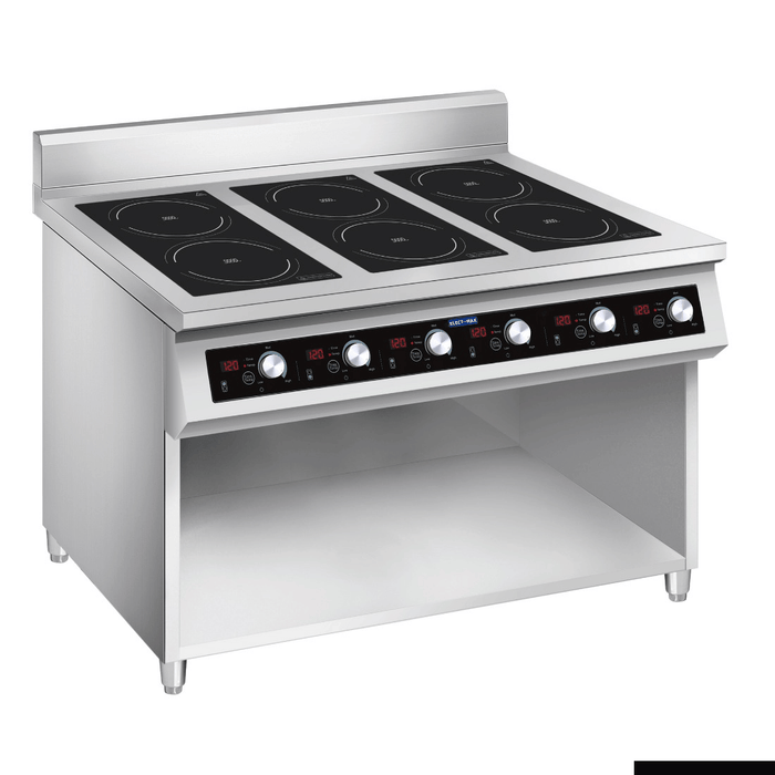 ElectMax 900 Series Induction 6 Burner Cooker with Splashback EIC9-1200P