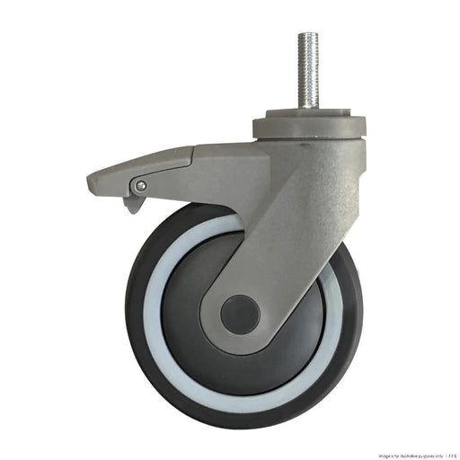 Modular System 5" TPR Braked Castor for PCU Vented Shelf - PCU-BC 