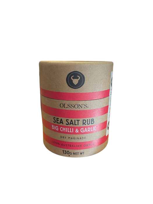 Olsson's Big Chilli & Garlic Salt Rub 130g
