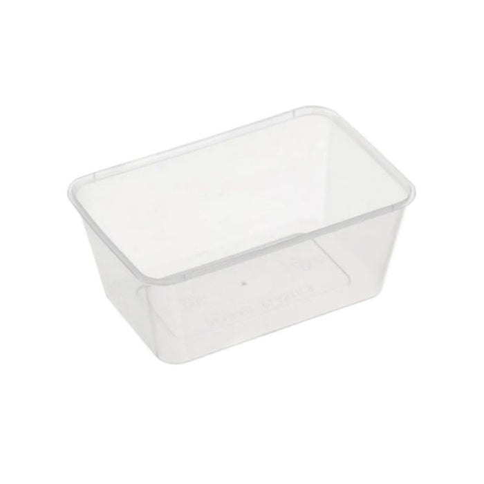 PP Rectangle Container 750ml Clear Ctn 500