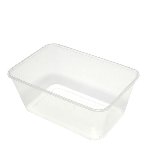 PP Rectangle Container 1000ml Clear Ctn 500
