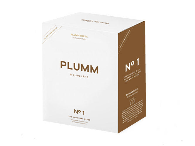 Plumm Three No 1  | Twin Pack  |  Premium Wine Glasses
