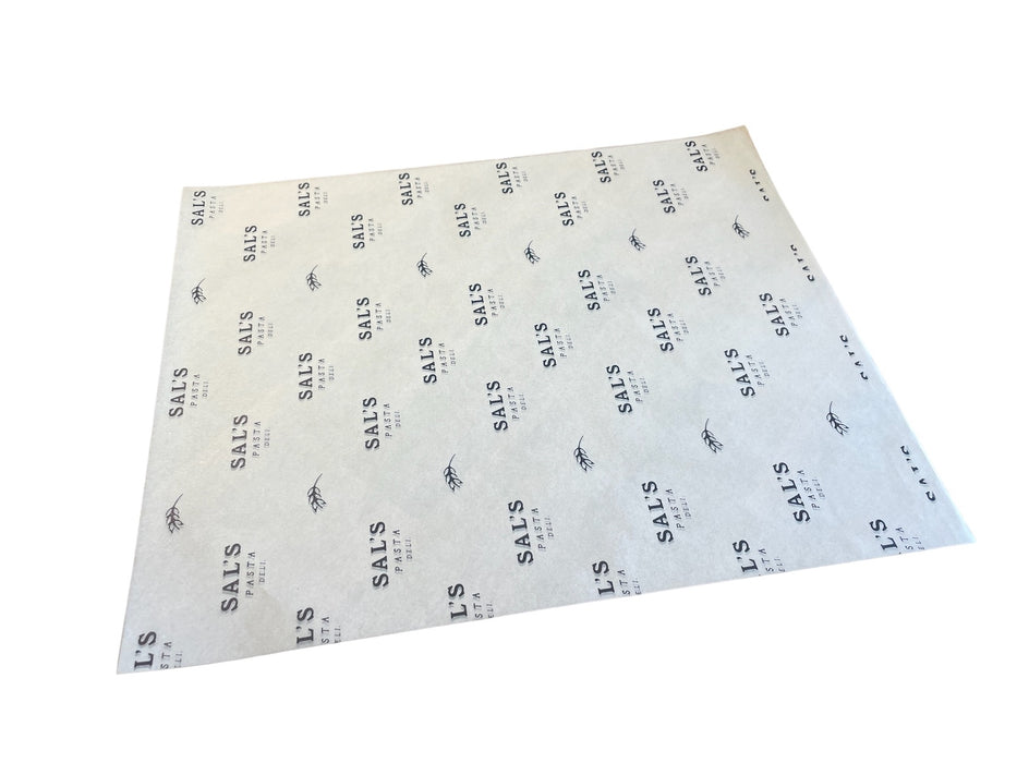 Printed Greaseproof WHITE 4000 sheets 1 Colour
