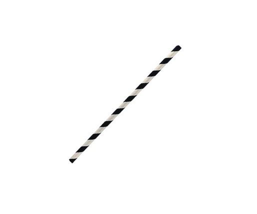 paper straw cocktail-Black Strip 2500pc/ctn