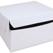 Cake Box White 10x10x5" Slv100pcs