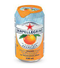 San Pellagrino Orange Sparkling Water 24 x 330ml Cans