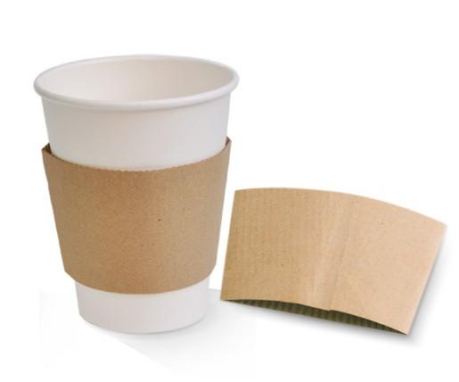 Cup Sleeve Kraft 8 oz 1000pc/ctn