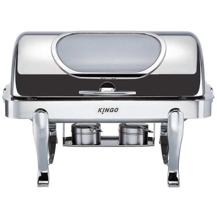 Ex-Showroom: Oblong Chafing Dish with Chrome Legs / Double KGS6801G-2