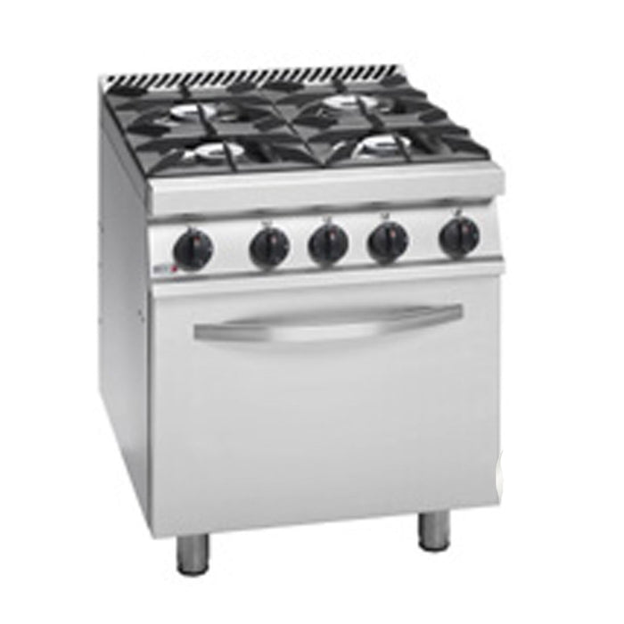 Ex-Showroom: Fagor 700 series natural gas 4 burner gas range with gas oven CG7-41H