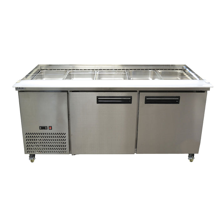 PG180FA-B Bench Station Two Door - 5×1/1 GN Pans